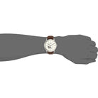 Fossil ME3064 Townsman Mechanical Cream Dial Leather Strap Men's Watch