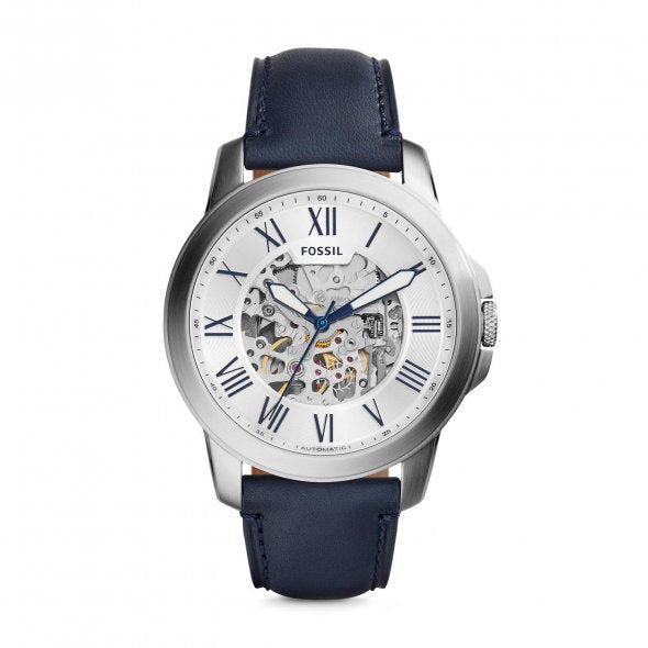 Fossil ME3111 Grant Automatic Silver Men's Watch – WATCH ACES