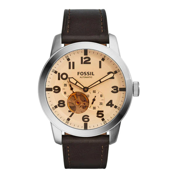 FOSSIL 腕時計 11747391 ポーカーズ fossil-me3119-pilot-54-silver-