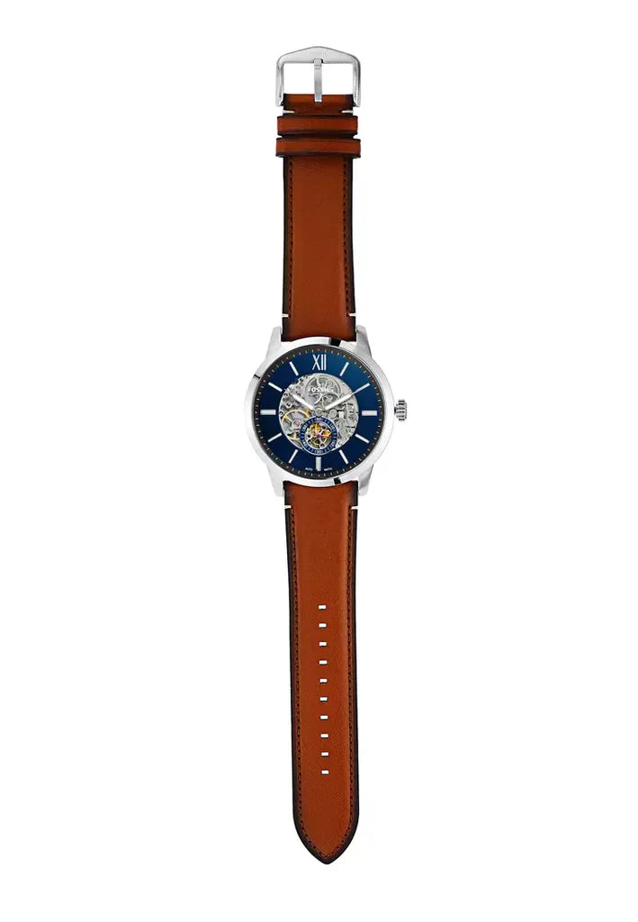 Fossil ME3154 Townsman Automatic Skeleton Blue Dial Men's Watch