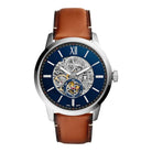 Fossil ME3154 Townsman Automatic Skeleton Blue Dial Men's Watch