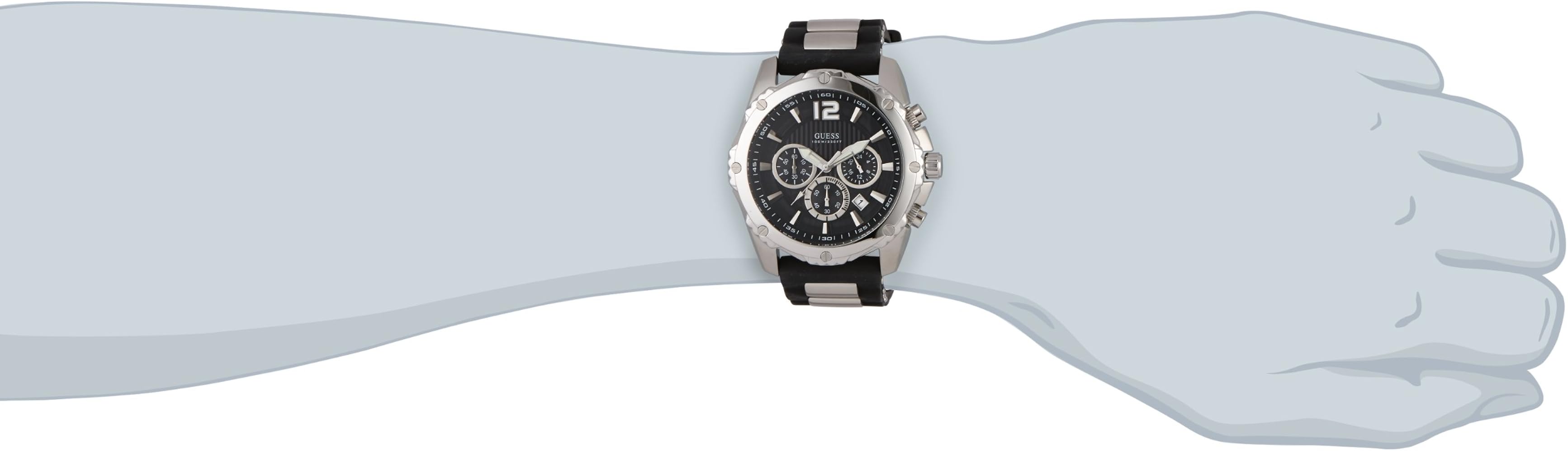 Guess W0167G1 Intrepid Silver Sport Men’s Men’s Watch