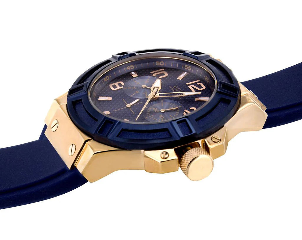 Guess W0247G3 Rigor Blue Silicone Men's Watch