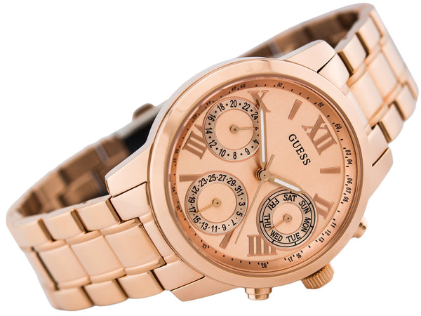 Guess W0448L3 Mini Sunrise Multi-Function Rose Dial Women's Watch