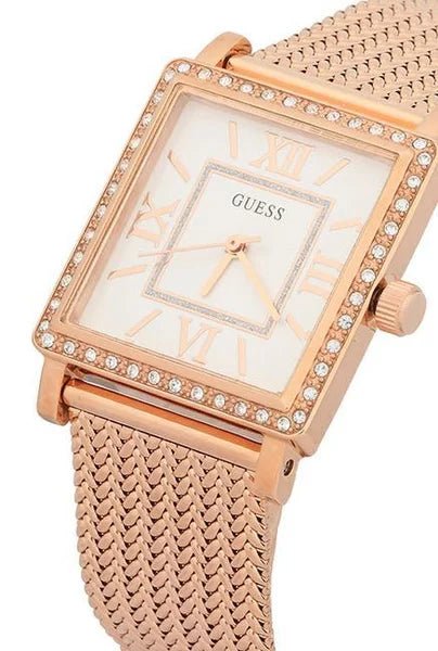 Guess W0826L3 Analog White Dial Women's Watch