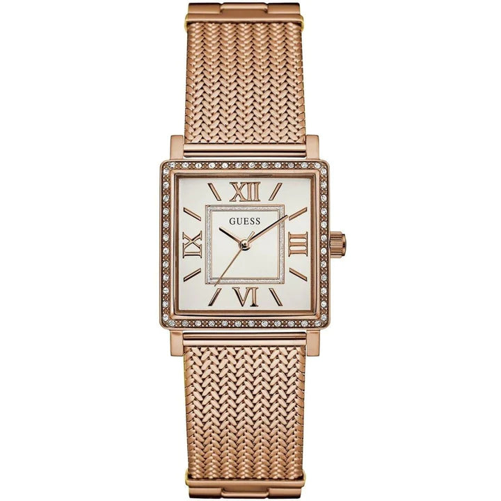 Guess W0826L3 Analog White Dial Women's Watch