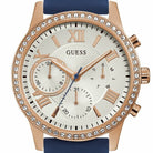 Guess W1135L3 Crystal Blue Silicone Women's Watch