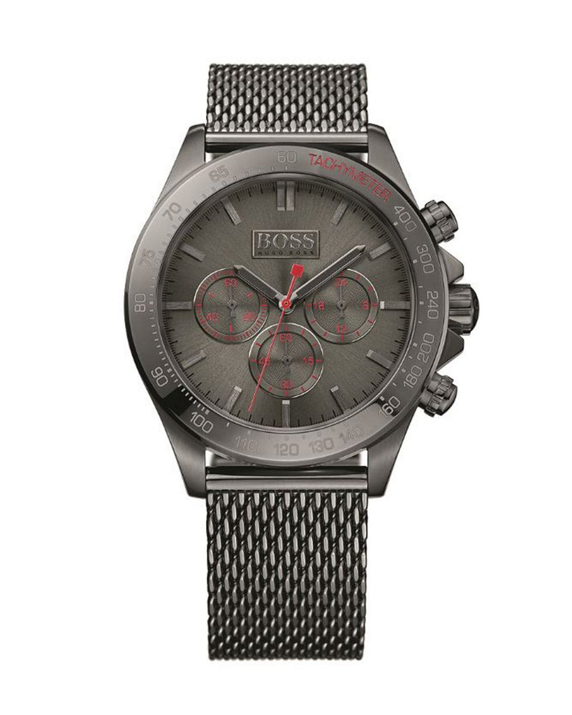 Hugo Boss 1513443 Ikon Grey Dial Grey For Men's Watch