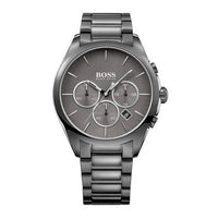 Hugo Boss 1513364 Onyx Gray Dial With Gunmetal Stainless Steel Bracelet Men's Watch