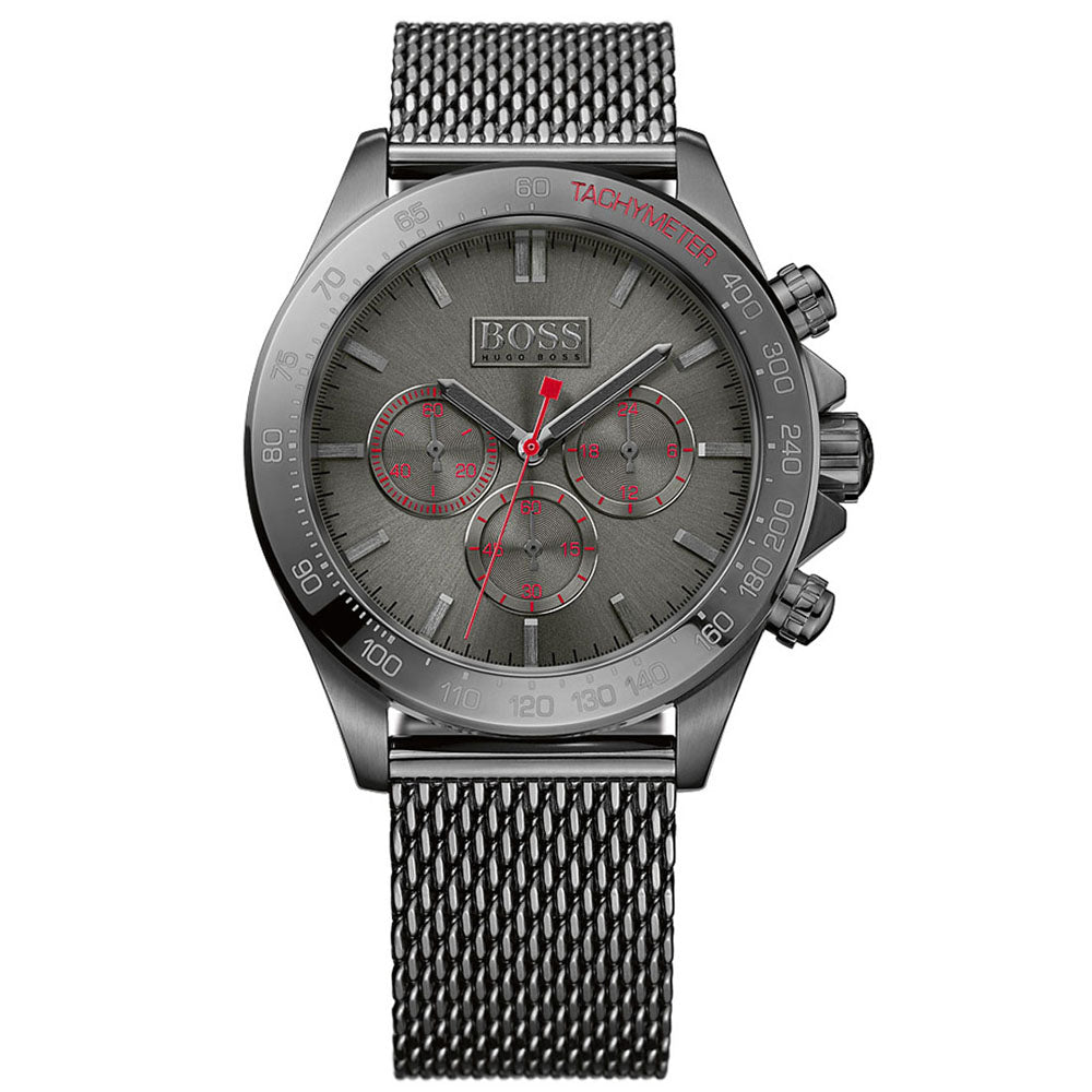 Hugo Boss 1513443 Ikon Grey Dial Grey For Men's Watch