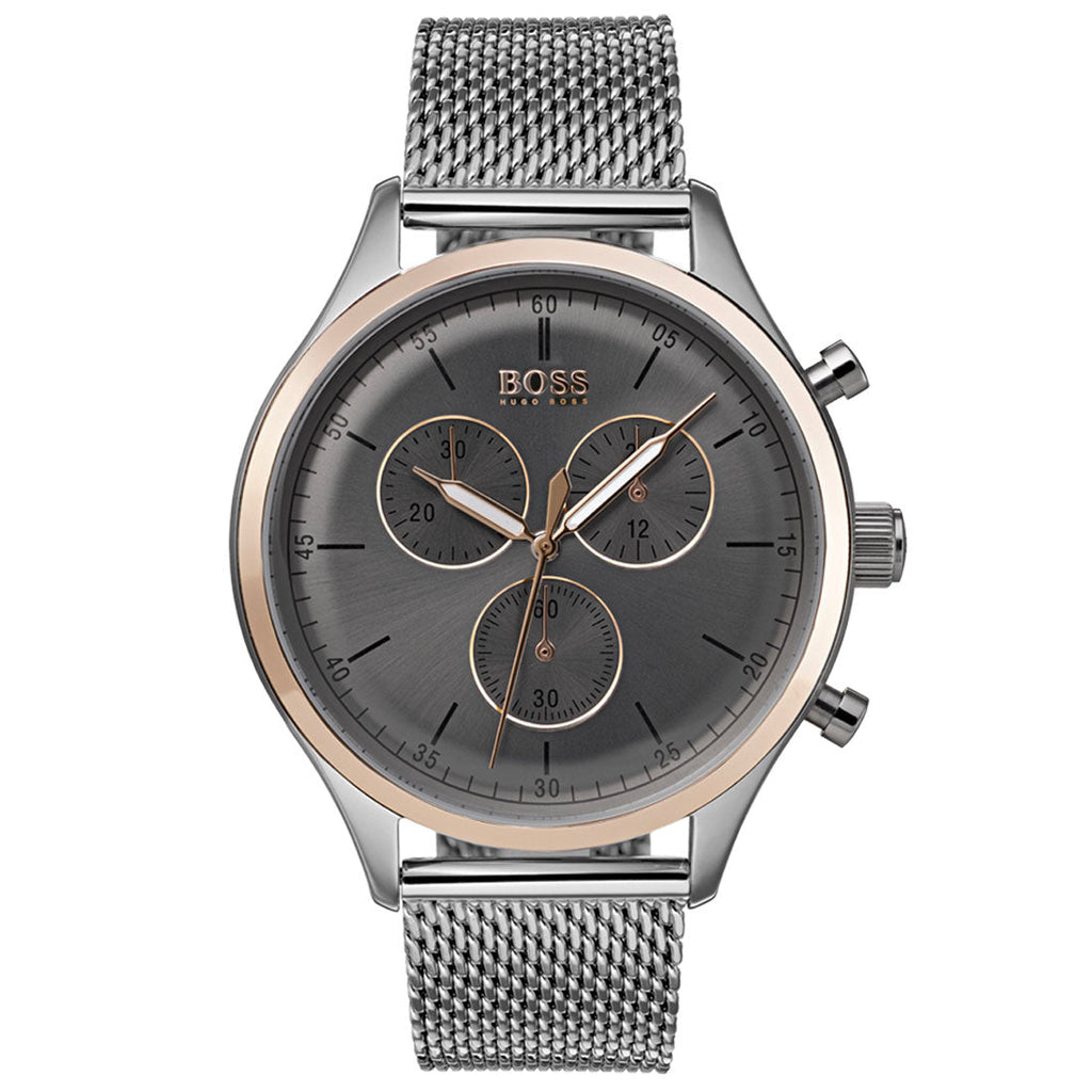 Hugo Boss HB1513549 Companion Grey Dial Men's Watch