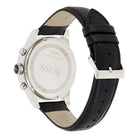 HugoBoss HB1513282 Jet Black Dial Leather Strap Men's Watch