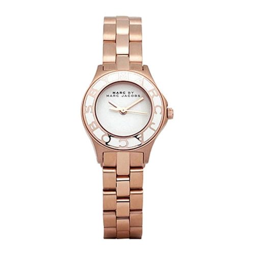 Marc By Jacobs MBM3076 Small Blade Silver Rose Gold Silver Women's Watch