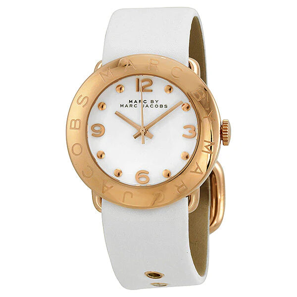 Marc by Marc Jacobs MBM1180 Amy White Dial White Leather  display picture 1