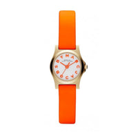 Marc By Marc Jacobs MBM1236 Henry Dinky Orange Leather Women's Watch