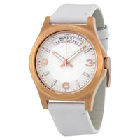 Marc by Marc Jacobs MBM1260 Baby Dave White Leather Women's Watch