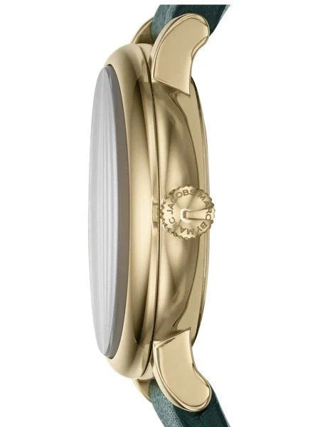 Marc By Marc Jacobs MBM1272 Green Dial Leather Band Women's Watch