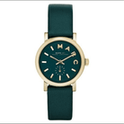 Marc By Marc Jacobs MBM1272 Green Dial Leather Band Women's Watch