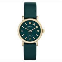 Marc By Marc Jacobs MBM1272 Green Dial Leather Band Women's Watch