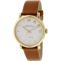 Marc By Marc Jacobs MBM1316 Baker White Dial Leather Women's Watch