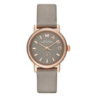 Marc By Marc Jacobs MBM1318 Baker Grey Dial Gravel Gray Leather Women's Watch