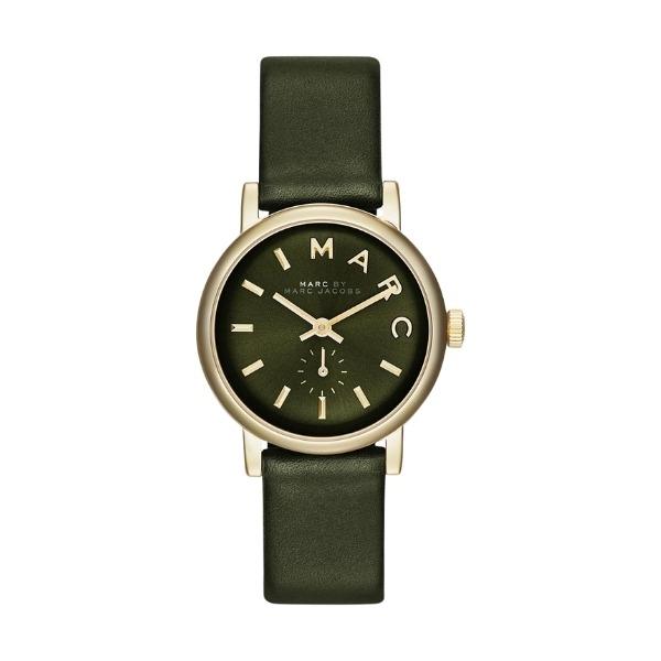 Marc by Marc Jacobs MBM1330 Quartz Leather Strap Dark Brown  display picture 3