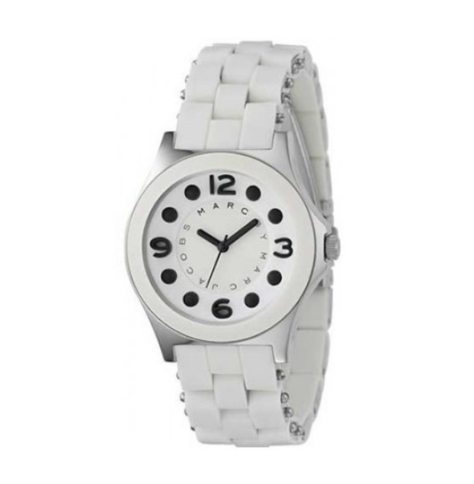 Marc by Marc Jacobs MBM2503 Silver Dial Silicone Band Women's Watch
