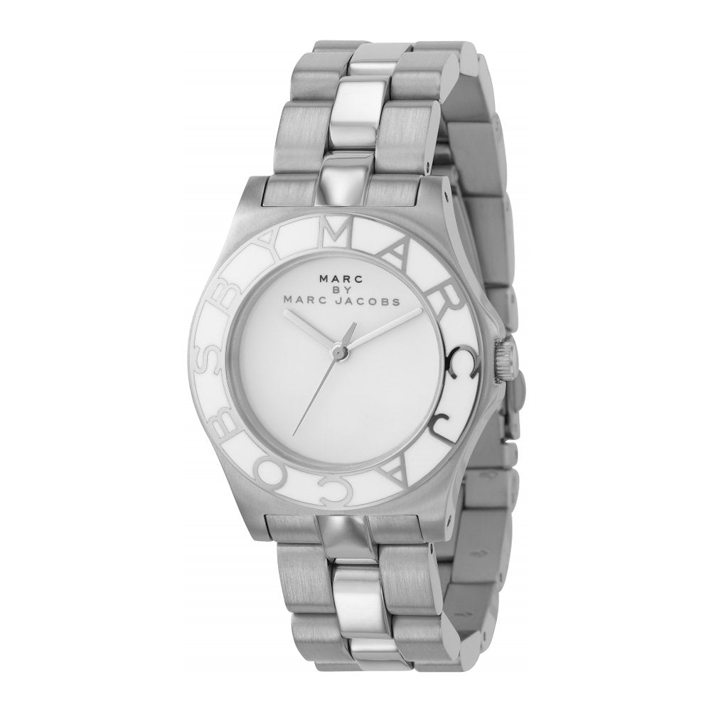 Marc by Marc Jacobs Blade Watch For Women, Gray Marc Jacobs Blade White Dial SIlver Steel Strap Watch for Women main image 3