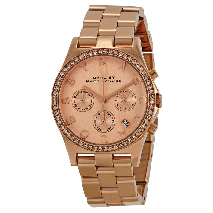 Marc by Marc Jacobs MBM3118 Henry Rose Gold-tone Dial Women's Watch