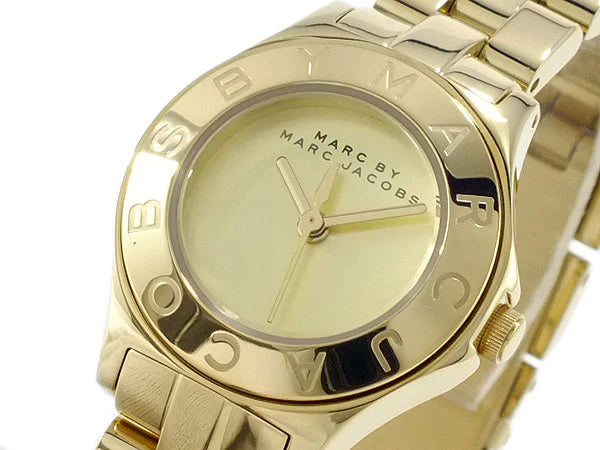 Marc By Marc Jacobs MBM3126 Blade Gold Dial Gold-tone Women's Watch