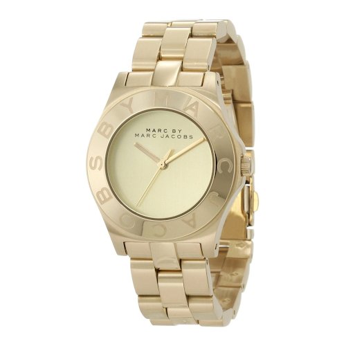 Marc By Marc Jacobs MBM3126 Blade Gold Dial Gold-tone Women's Watch