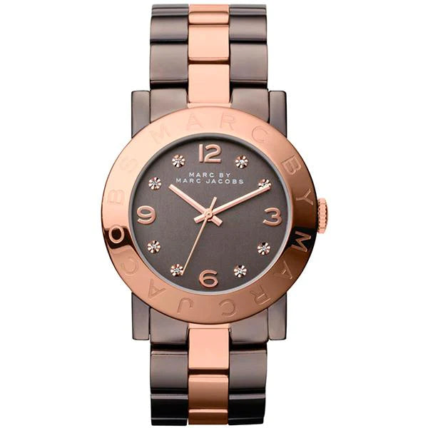 Marc By Marc Jacobs MBM3195 Classic Grey Rose Gold Two Toned Women's Watch