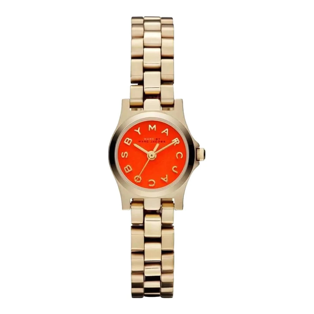 Marc by Marc Jacobs MBM3202 Henry Dinky Red Yellow gold toned steel Women's Watch