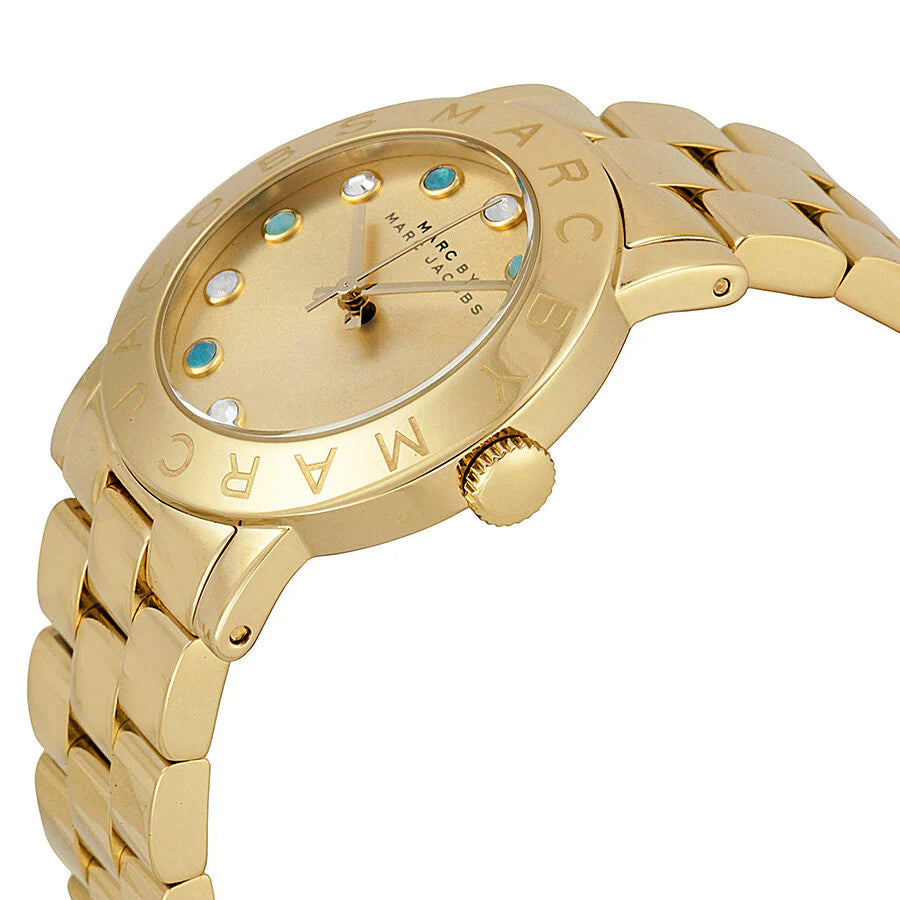 Marc By Marc Jacobs MBM3215 Amy Dexter Gold dial Gold-tone Women's Watch