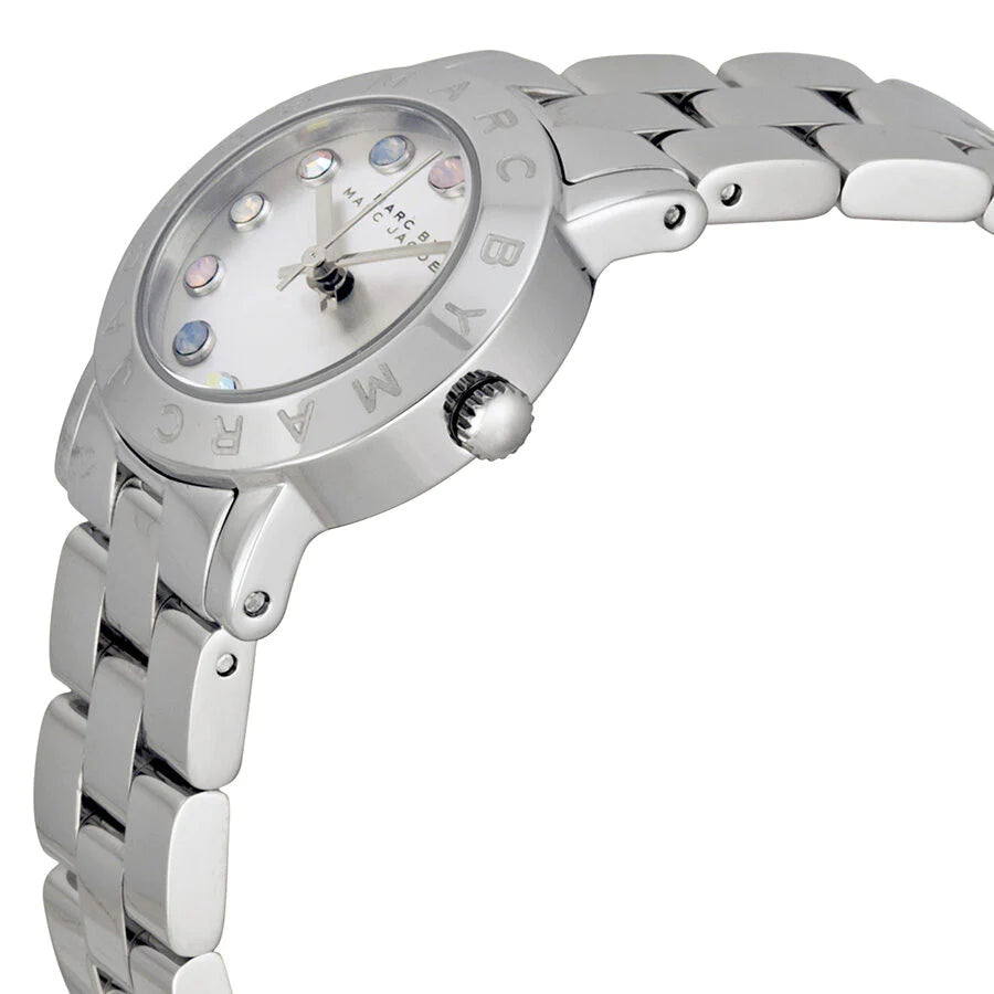 Marc by Marc Jacobs MBM3217 Amy Dexter White Dial Stainless Steel Women's Watch