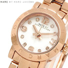 Marc by Marc Jacobs MBM3227 Amy Dinky White Dial Rose Gold-tone Women's Watch