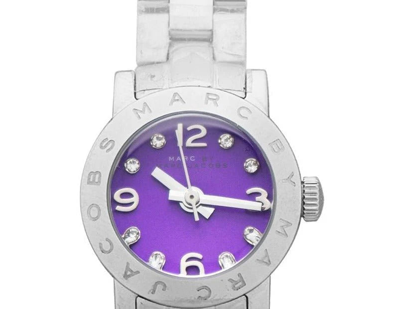 Marc by Marc Jacobs MBM3228 Purple Dial Stainless Steel Band Women's Watch