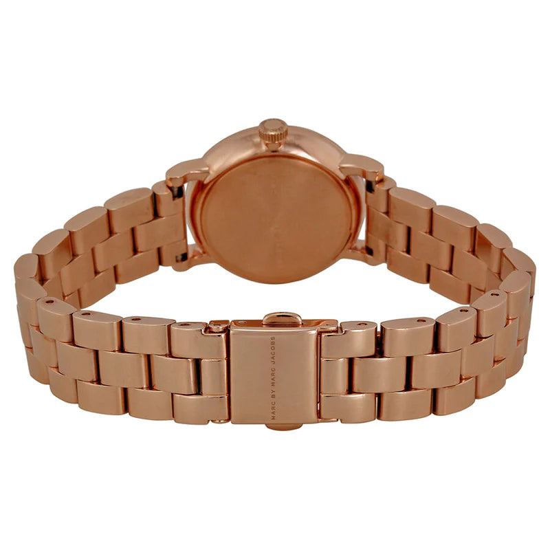 Marc by Marc Jacobs MBM3248 Baker White Dial Rose Gold-plated Women's Watch