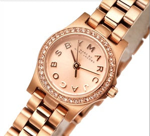 Marc by Marc Jacobs MBM3278 Rose Gold Henry Dinky Glitz Women's Watch