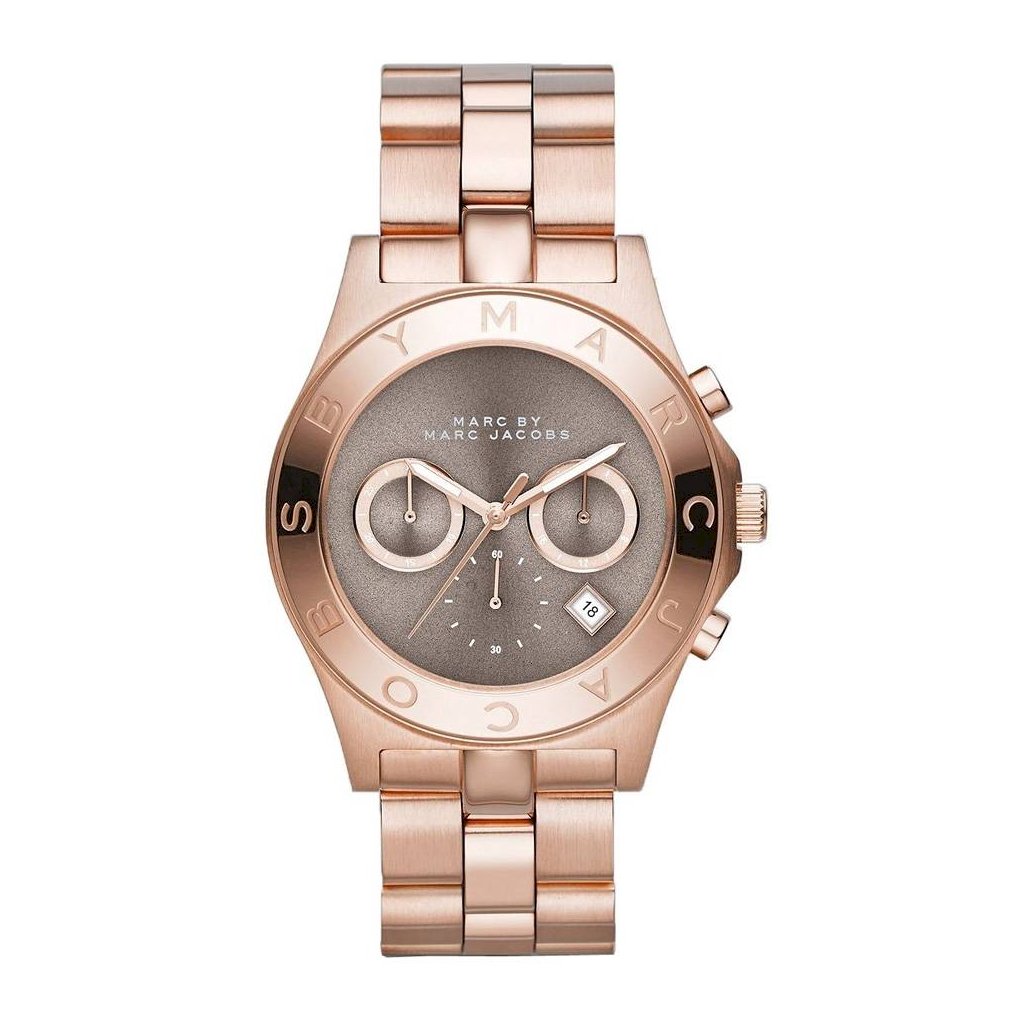 Marc By Marc Jacobs MBM3308 Blade Brown Dial Rose Gold Tone Women's Watch