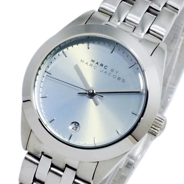 Marc By Marc Jacobs MBM3376 Peeker Silver Blue Dial Stainless Steel Women's Watch