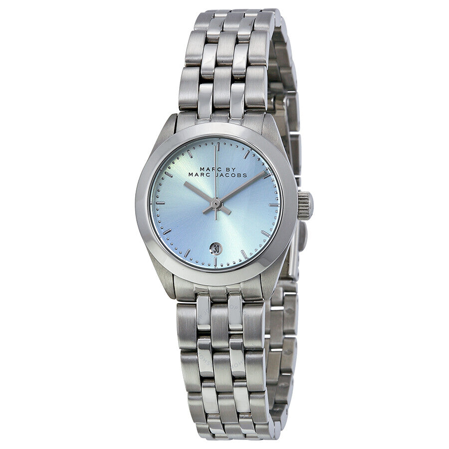 Marc By Marc Jacobs MBM3376 Peeker Silver Blue Dial Stainless Steel Women's Watch