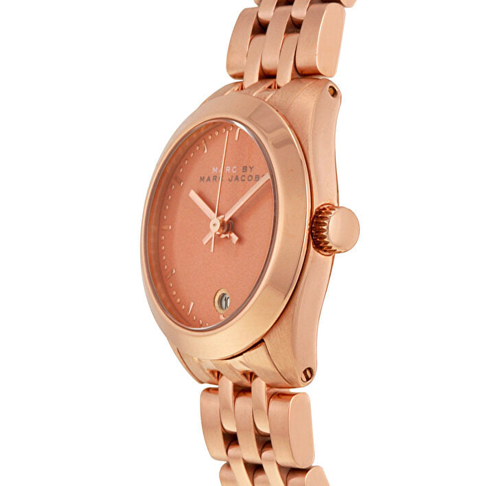 Marc By Marc Jacobs MBM3377 Peeker Rose Dial Rose Gold-tone Women's Watch