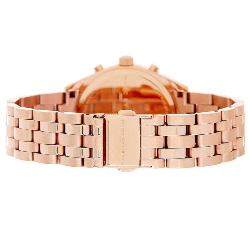 Marc By Marc Jacobs MBM3394 Peeker Rose Dial Rose Gold-tone Women's Watch