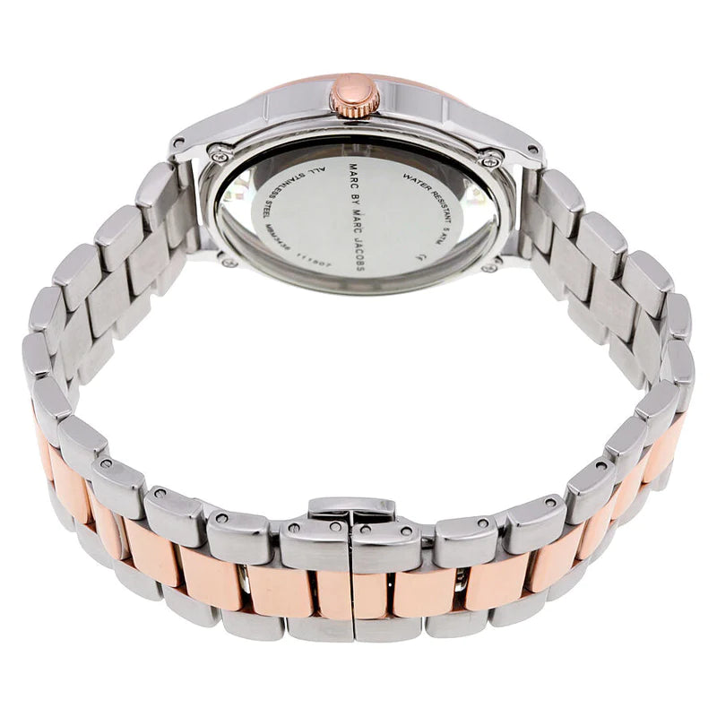 Marc by Marc Jacobs MBM3436 Tether Silver Transparent Dial Two-tone Women's Watch