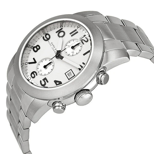 Marc by Marc Jacobs MBM5030 Larry White Dial Stainless Steel Men's Watch
