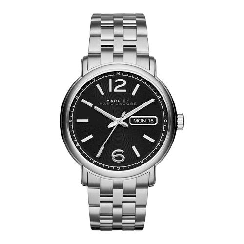 Marc By Marc Jacobs MBM5075 Fergus Black Dial Stainless Steel Men's Watch