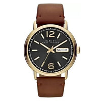 Marc By Marc Jacobs MBM5077 Fergus Green Dial Brown Leather Men's Watch