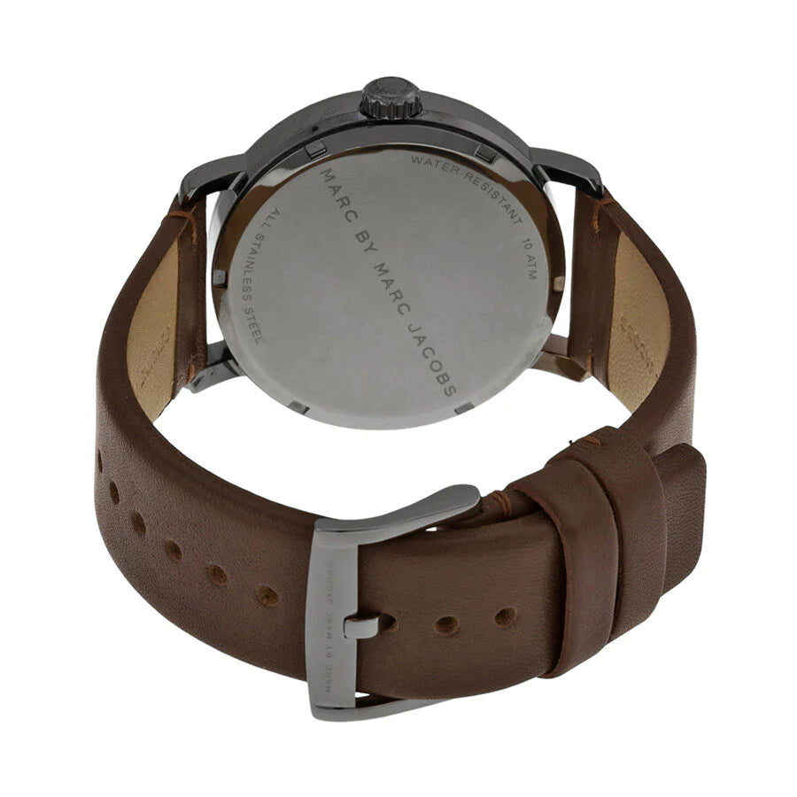 Marc by Marc Jacobs MBM5078 Blue Dial Brown Leather Men's Watch