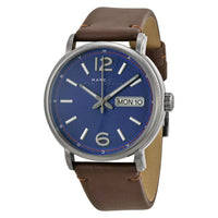 Marc by Marc Jacobs MBM5078 Blue Dial Brown Leather Men's Watch